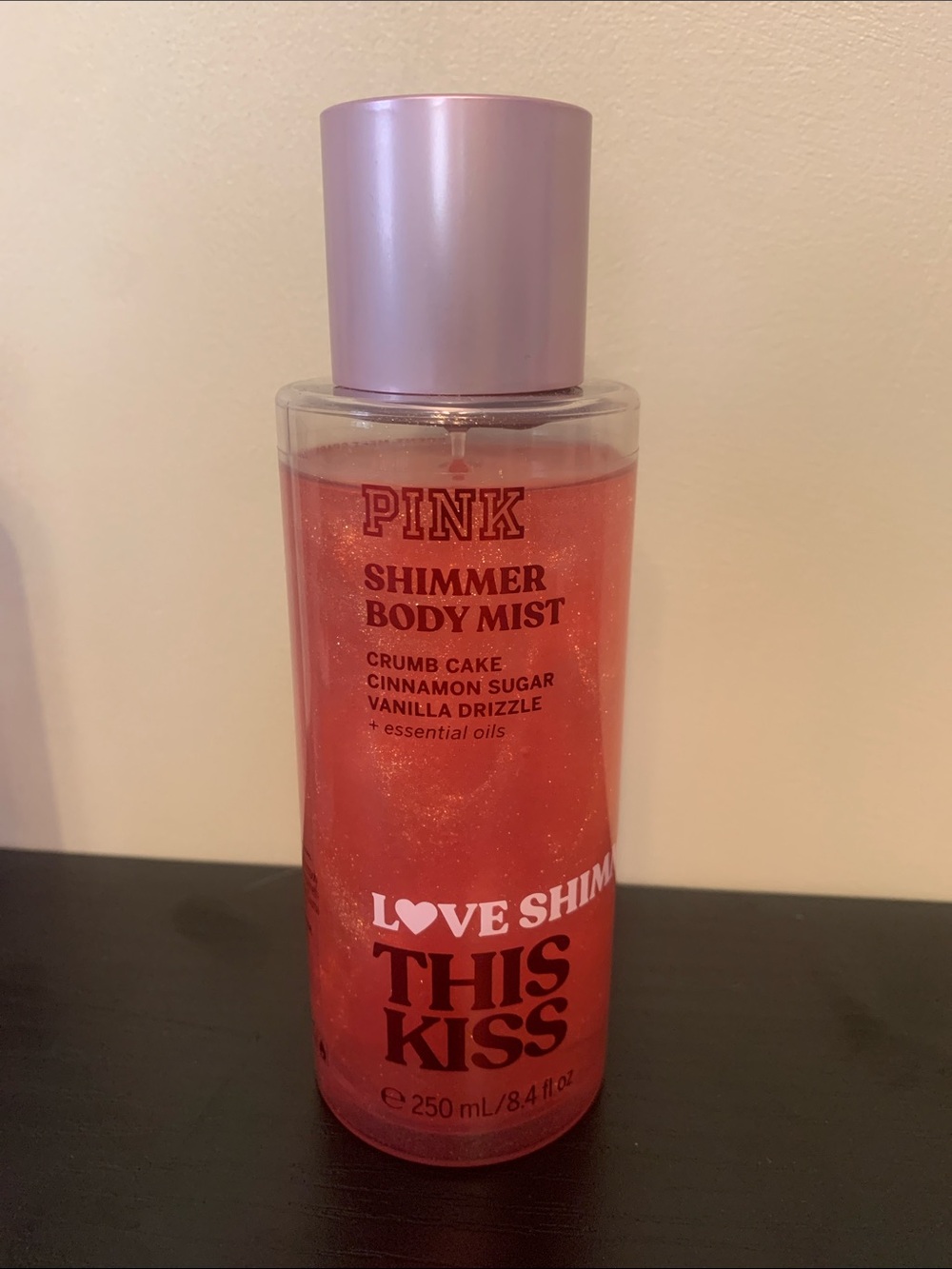 PINK Victoria's Secret Shimmer Body Mist in Pink with Gold Shimmer